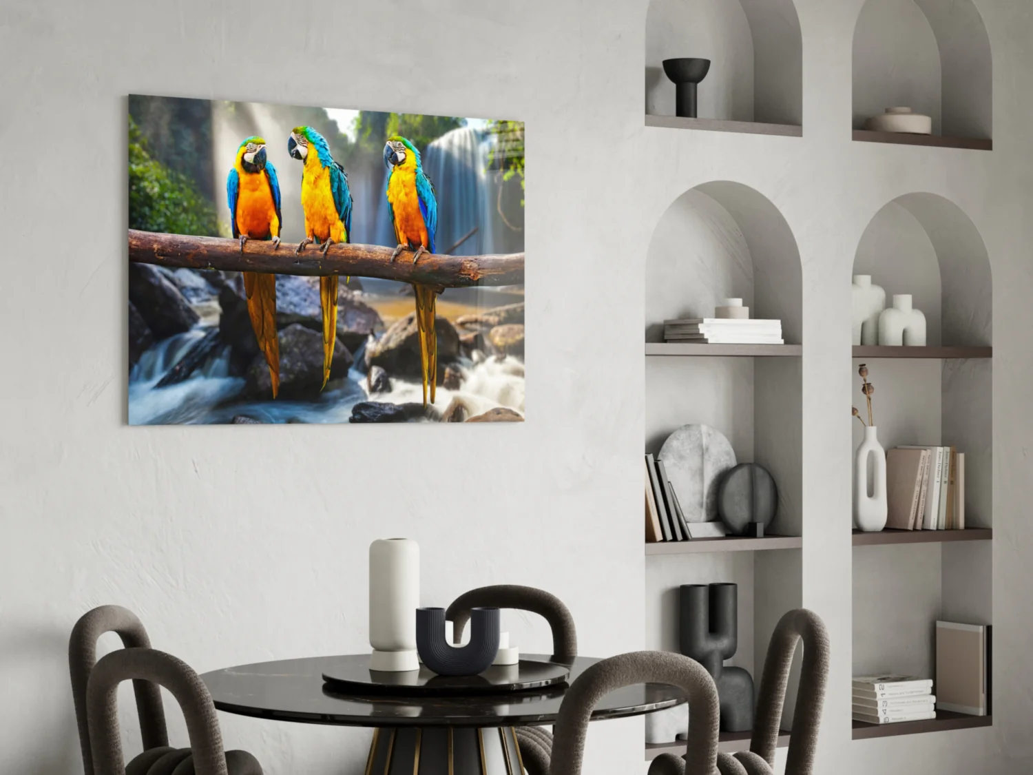 Parrots Glass Wall Art - Image 5