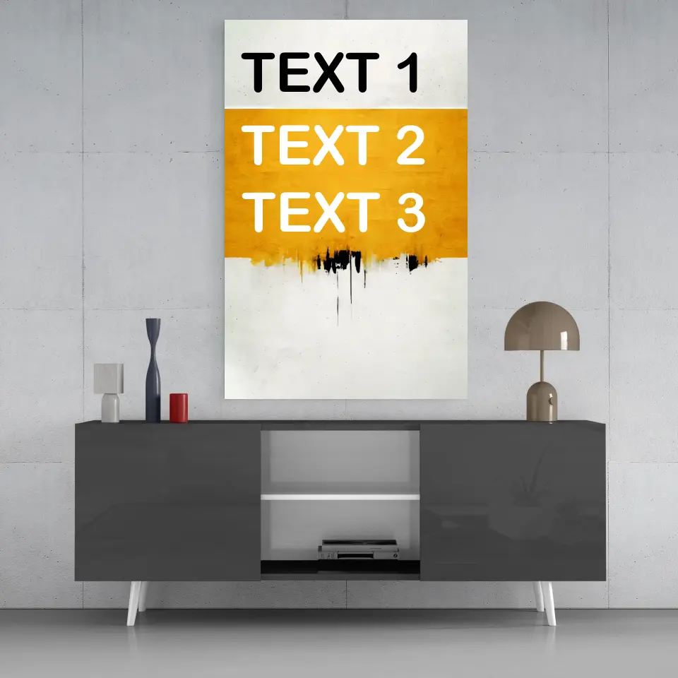 Personalized Slogan Glass Wall Art - Image 2