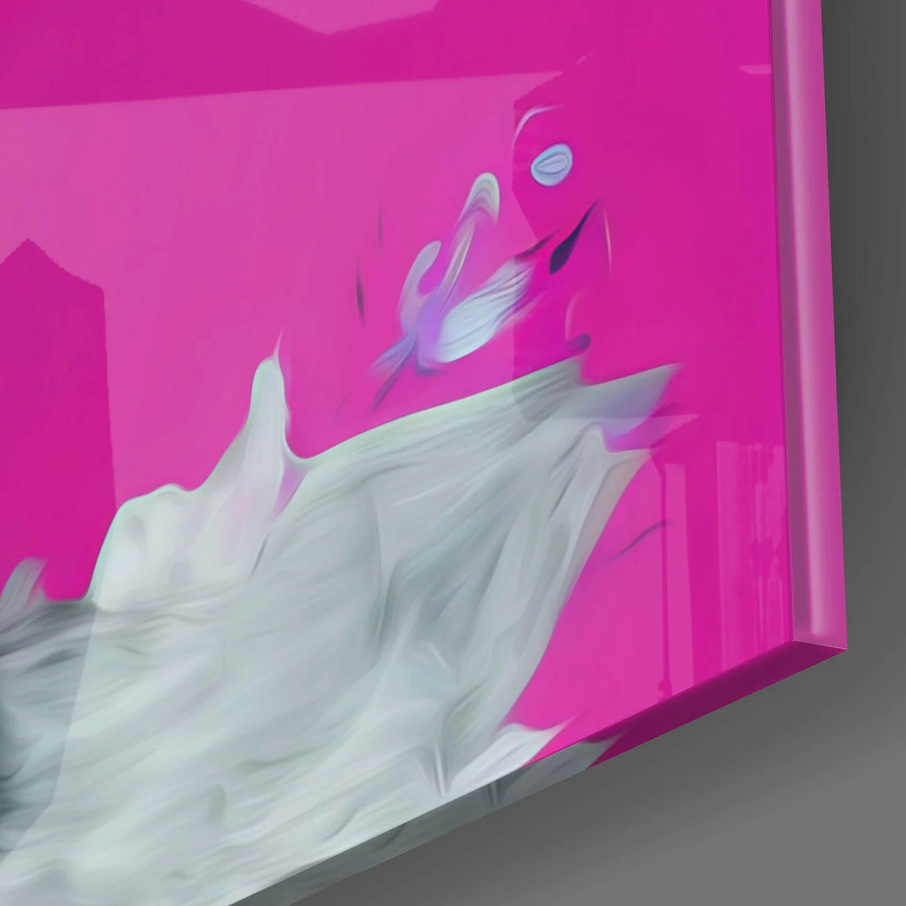 Geometric Mind Abstraction Glass Wall Art || Designers Collection - Image 3