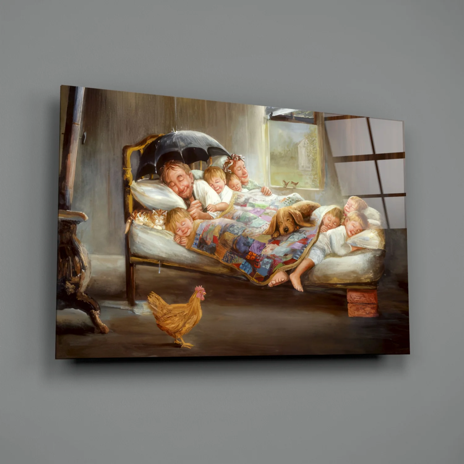 Picture of Happiness Glass Wall Art - Image 2