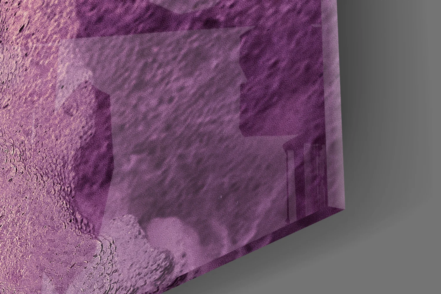 Pink Abstract Pattern Glass Wall Art - Image 7