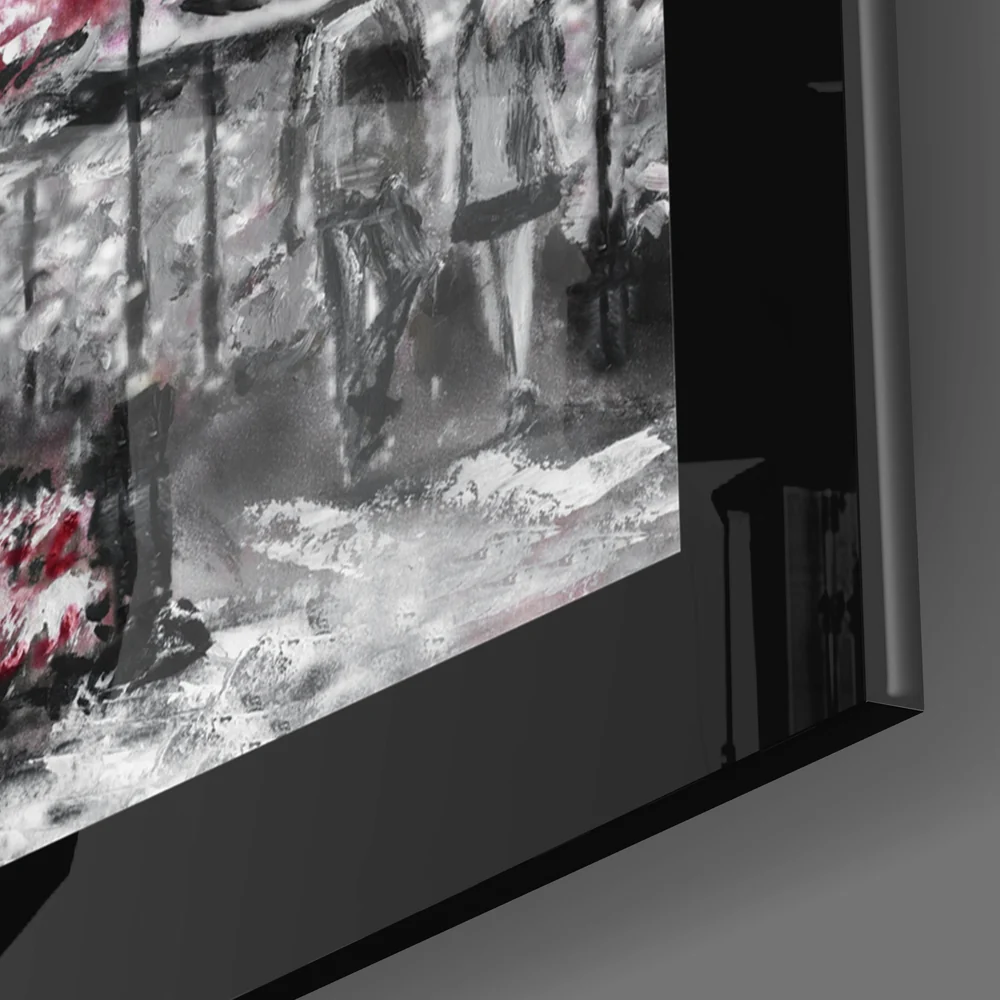 Pink and Paris Glass Wall Art - Image 3