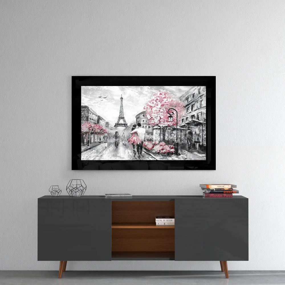 Pink and Paris Glass Wall Art - Image 4