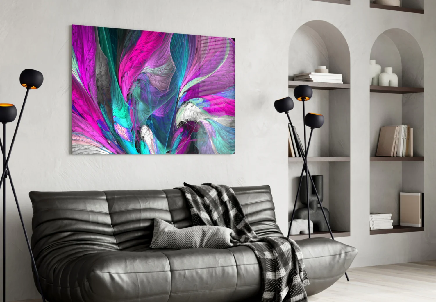 Pink Dream Glass Wall Art - Image 4