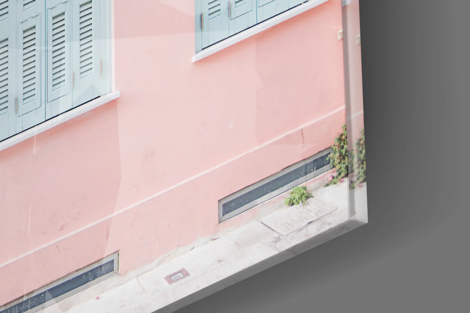 Pink House Glass Wall Art - Image 7