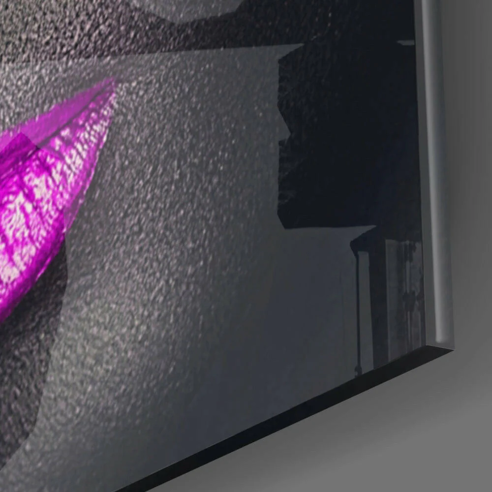 Pink Lashes Glass Wall Art - Image 3