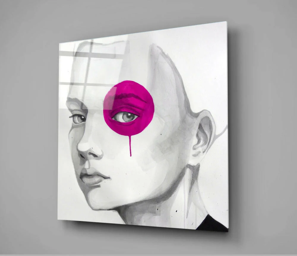 Pink Look Glass Wall Art - Image 2