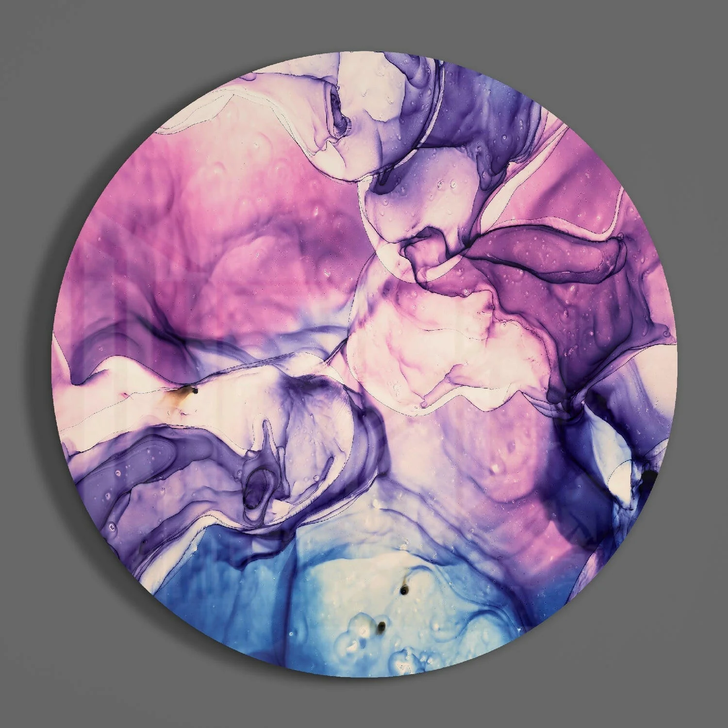 Pink Marble Glass Wall Art - Image 3