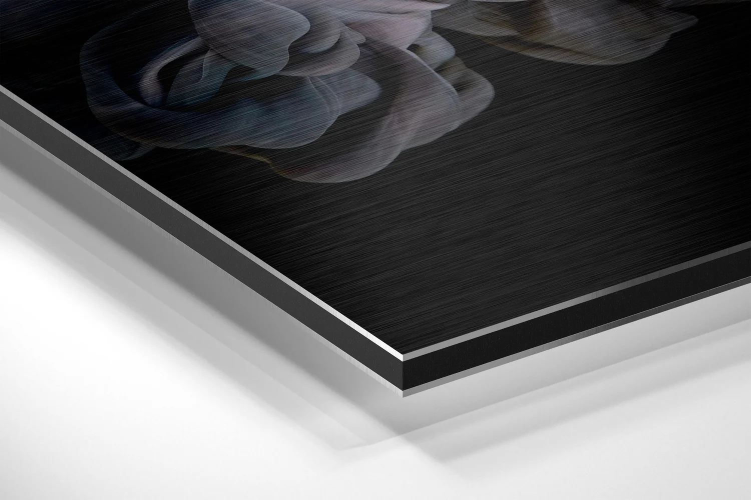 Pinky Fume Brushed Aluminium Dibond Wall Art - Image 2
