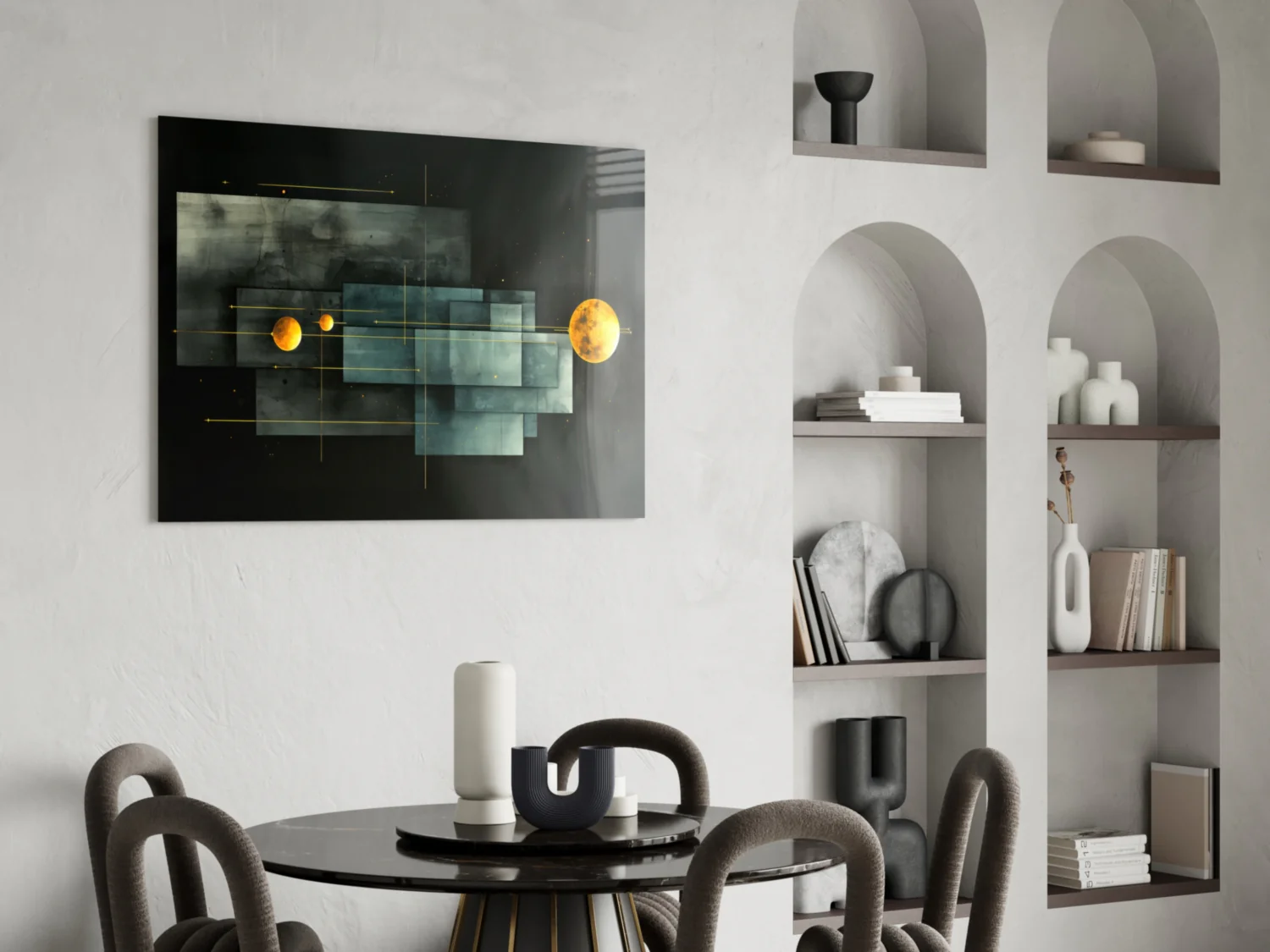 Planet Race Glass Wall Art|| Designer's Collection - Image 6