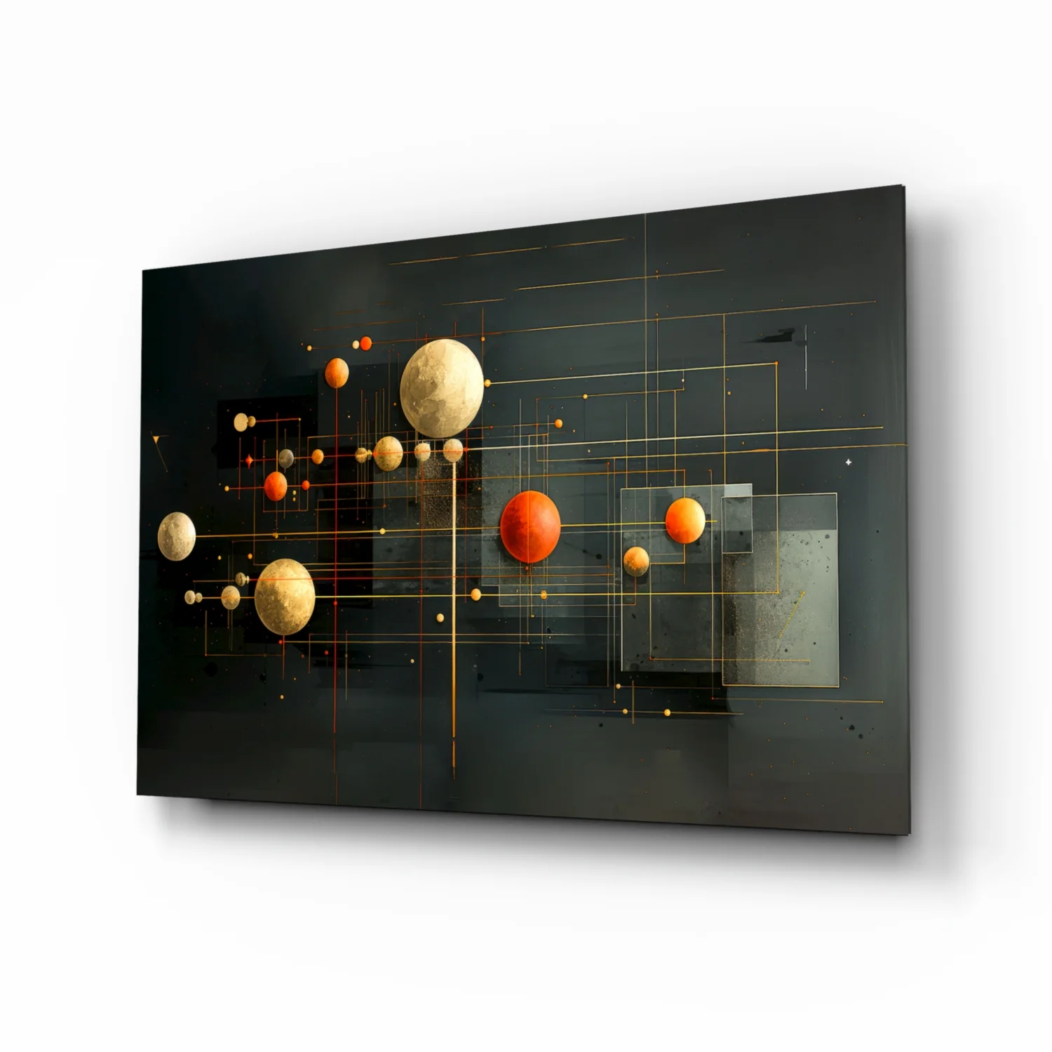 Planets Glass Wall Art|| Designer's Collection - Image 2