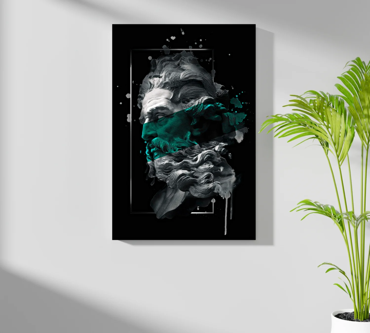 Poseidon Emerald Aluminum Print - Image 7