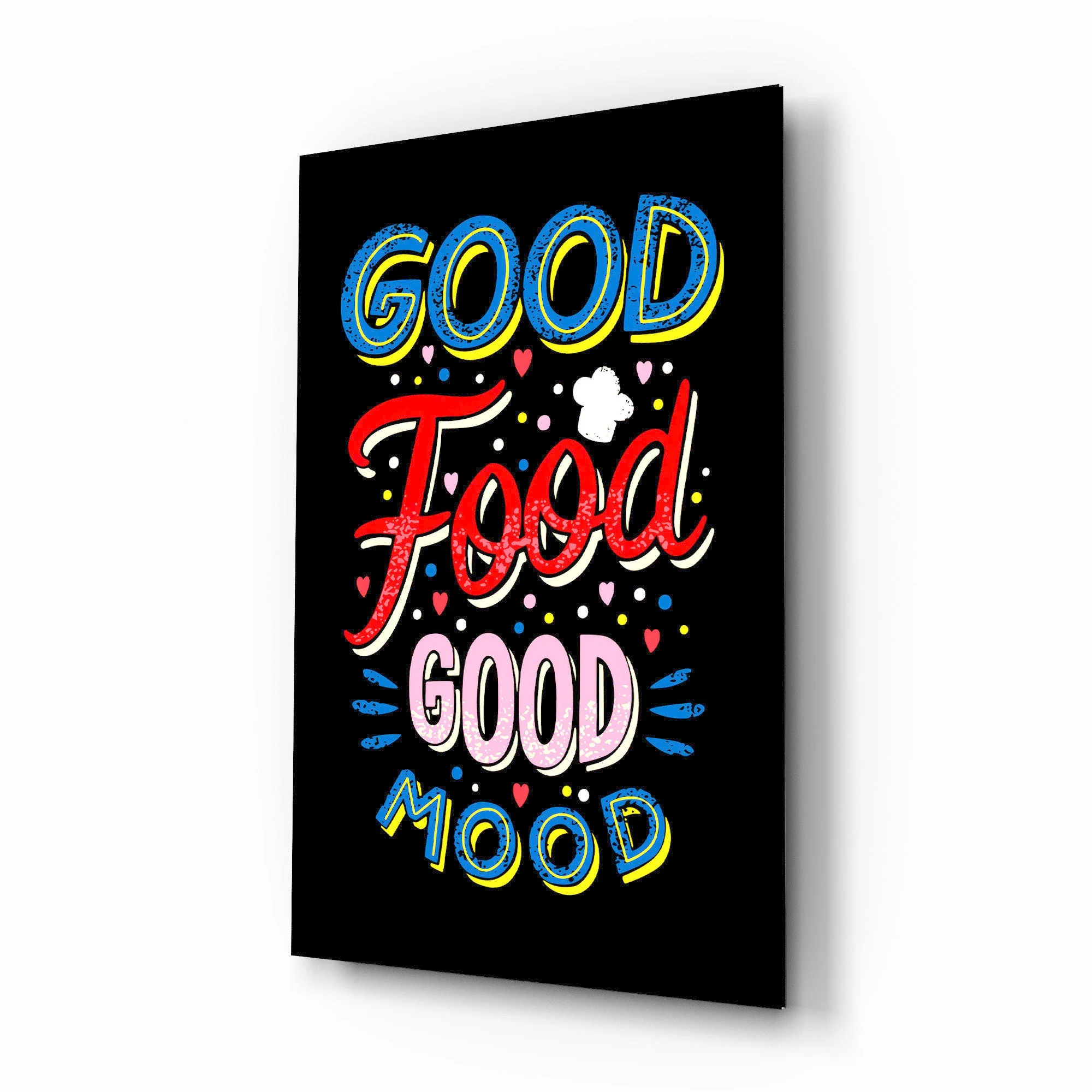 Positive Mood Glass Wall Art