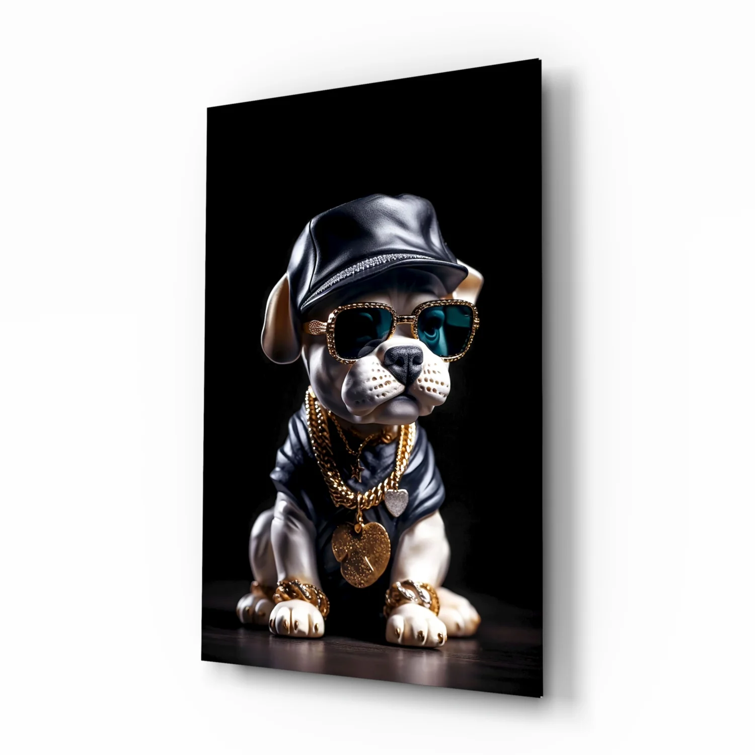 Puppy Vogue Glass Wall Art|| Designer's Collection - Image 2