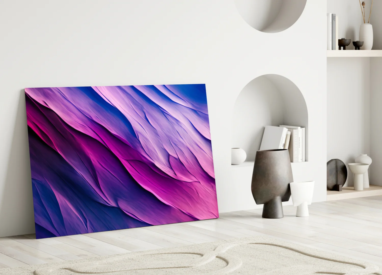 Purple Dance Glass Wall Art || Designer Collection - Image 4