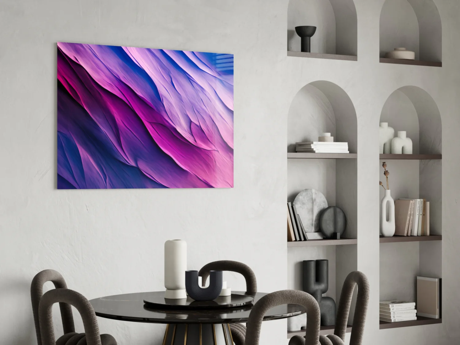 Purple Dance Glass Wall Art || Designer Collection - Image 6