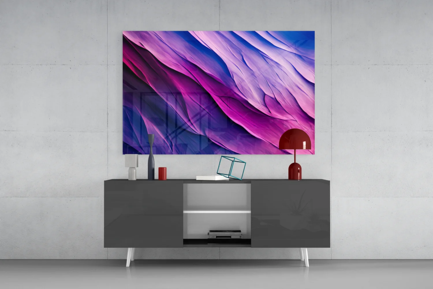 Purple Dance Glass Wall Art || Designer Collection - Image 9