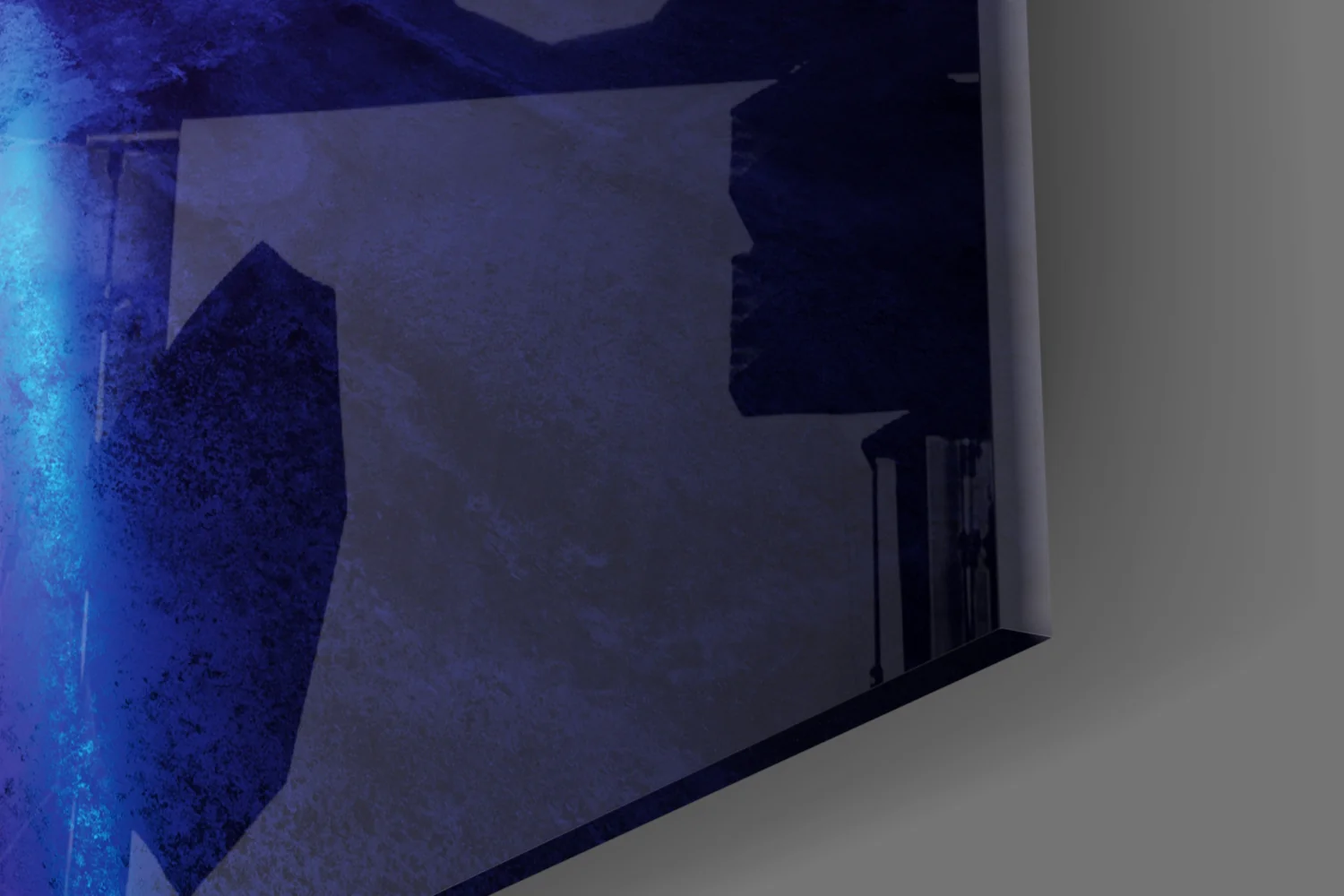 Purple Radial Light Tunnel Glass Wall Art - Image 7