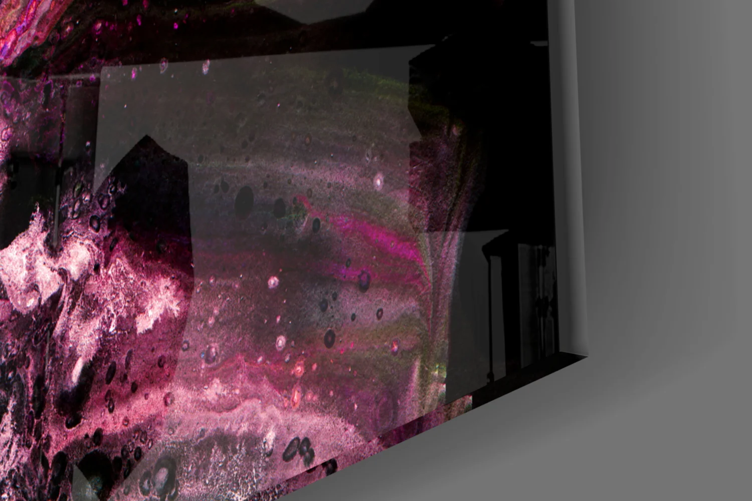 Purple Space Glass Wall Art - Image 7
