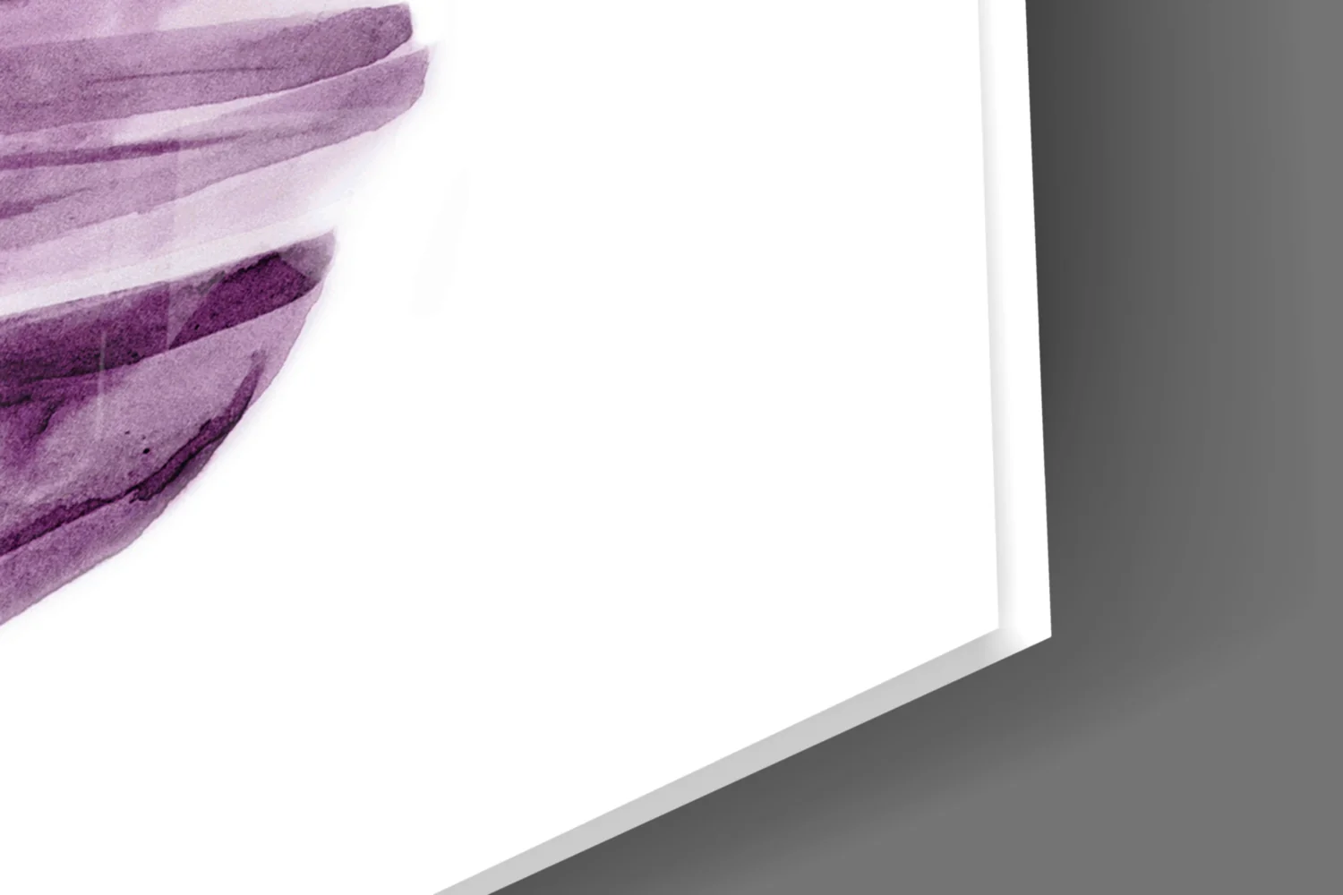Purple Watercolor Banana Leaf Glass Wall Art - Image 7
