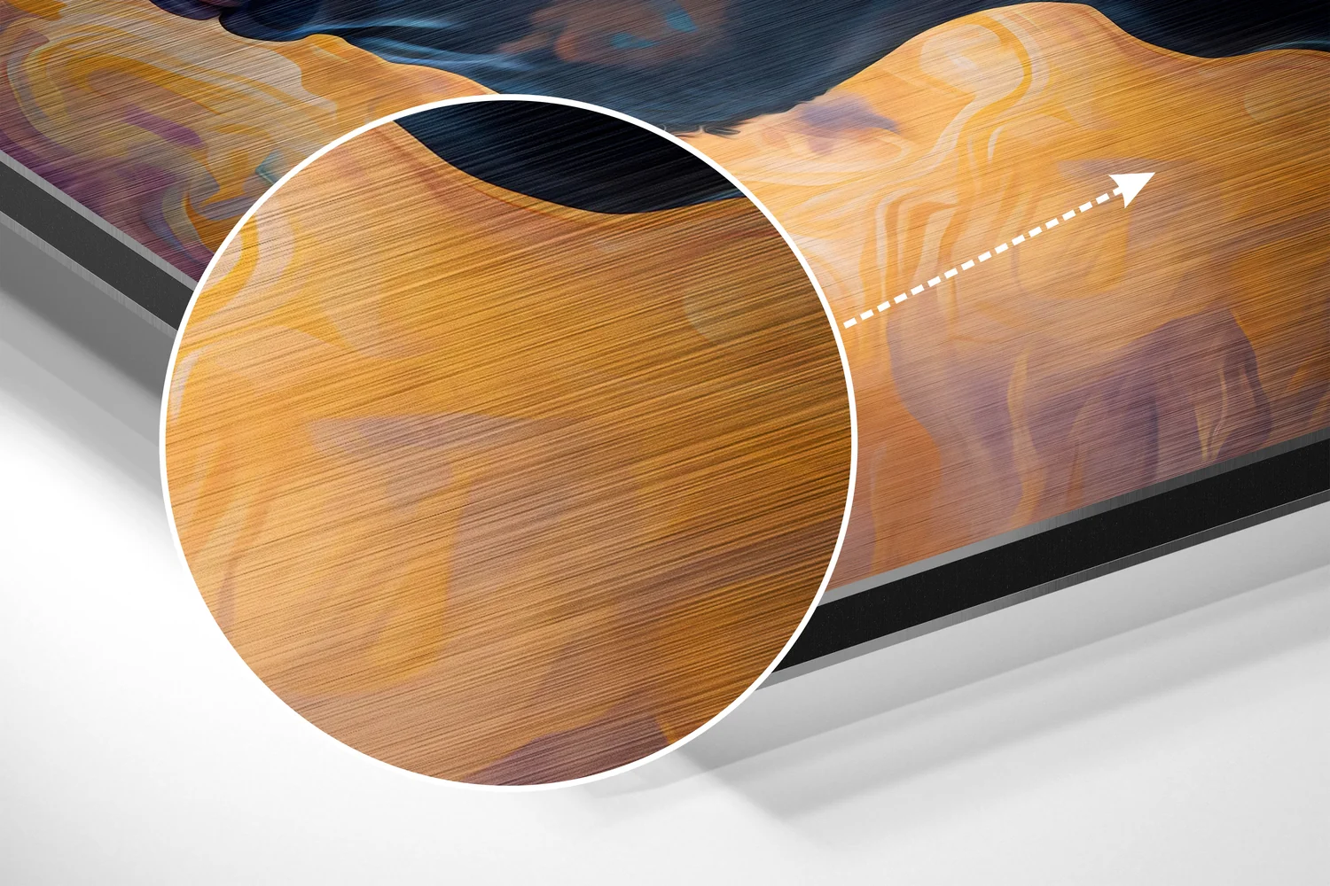 Quest Brushed Aluminum Dibond Wall Art - Image 3