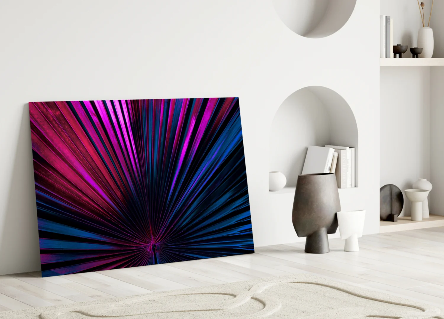 Radiant Burst Glass Wall Art - Image 5