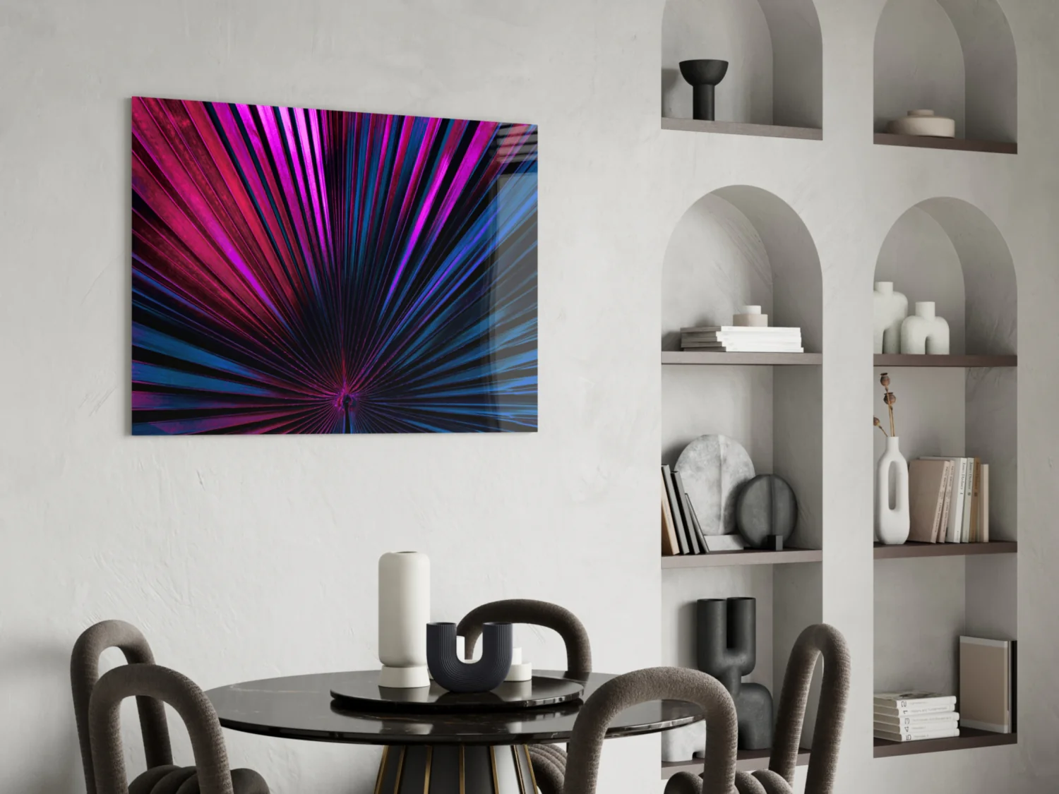 Radiant Burst Glass Wall Art - Image 6