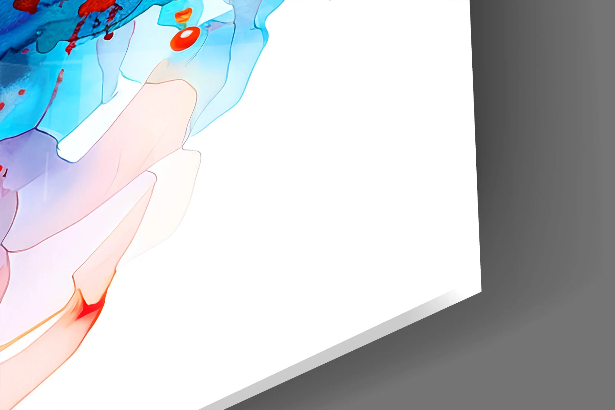 Radiant Ocean Spirit Glass Wall Art - Image 3