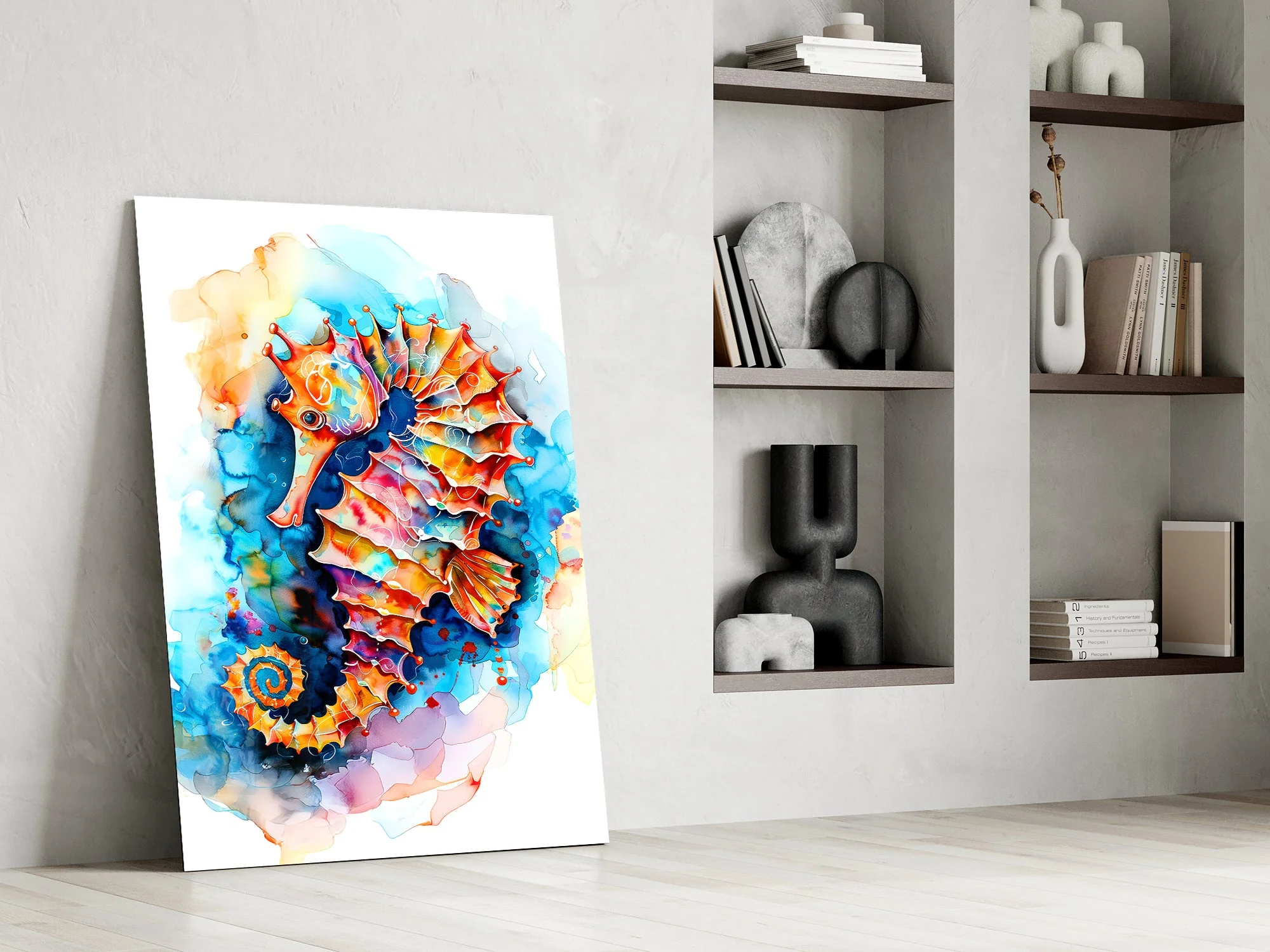 Radiant Ocean Spirit Glass Wall Art - Image 7