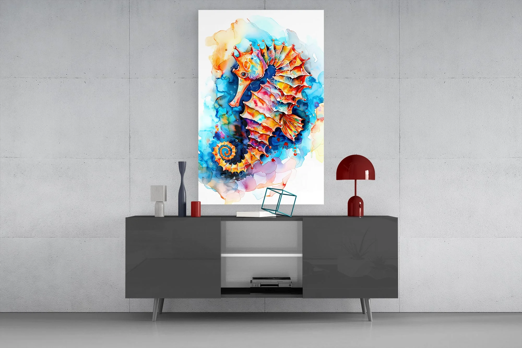 Radiant Ocean Spirit Glass Wall Art - Image 8