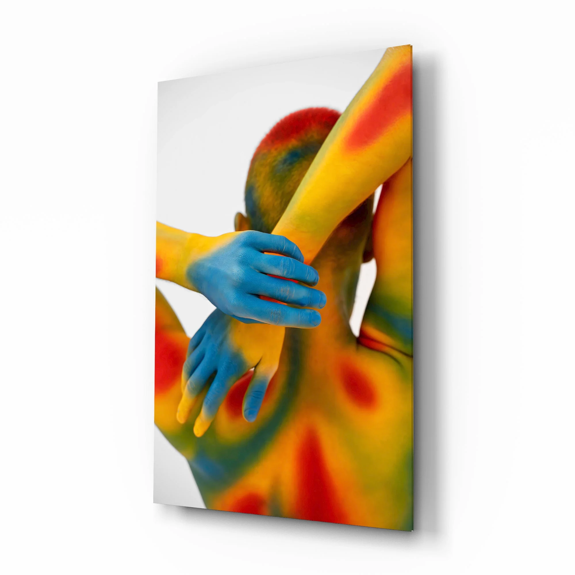 Radiant Thermal Form Glass Wall Art
