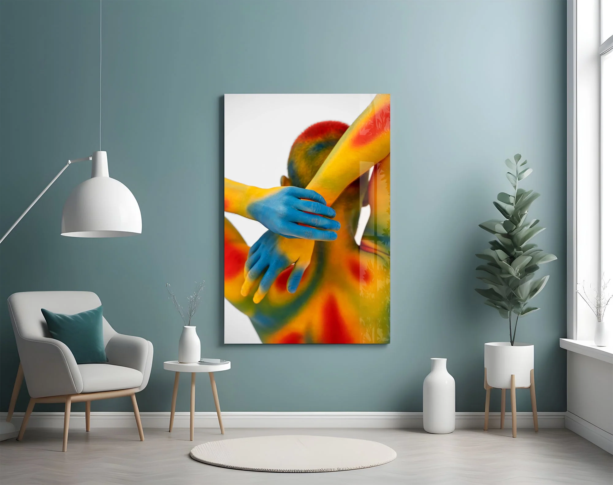 Radiant Thermal Form Glass Wall Art - Image 4