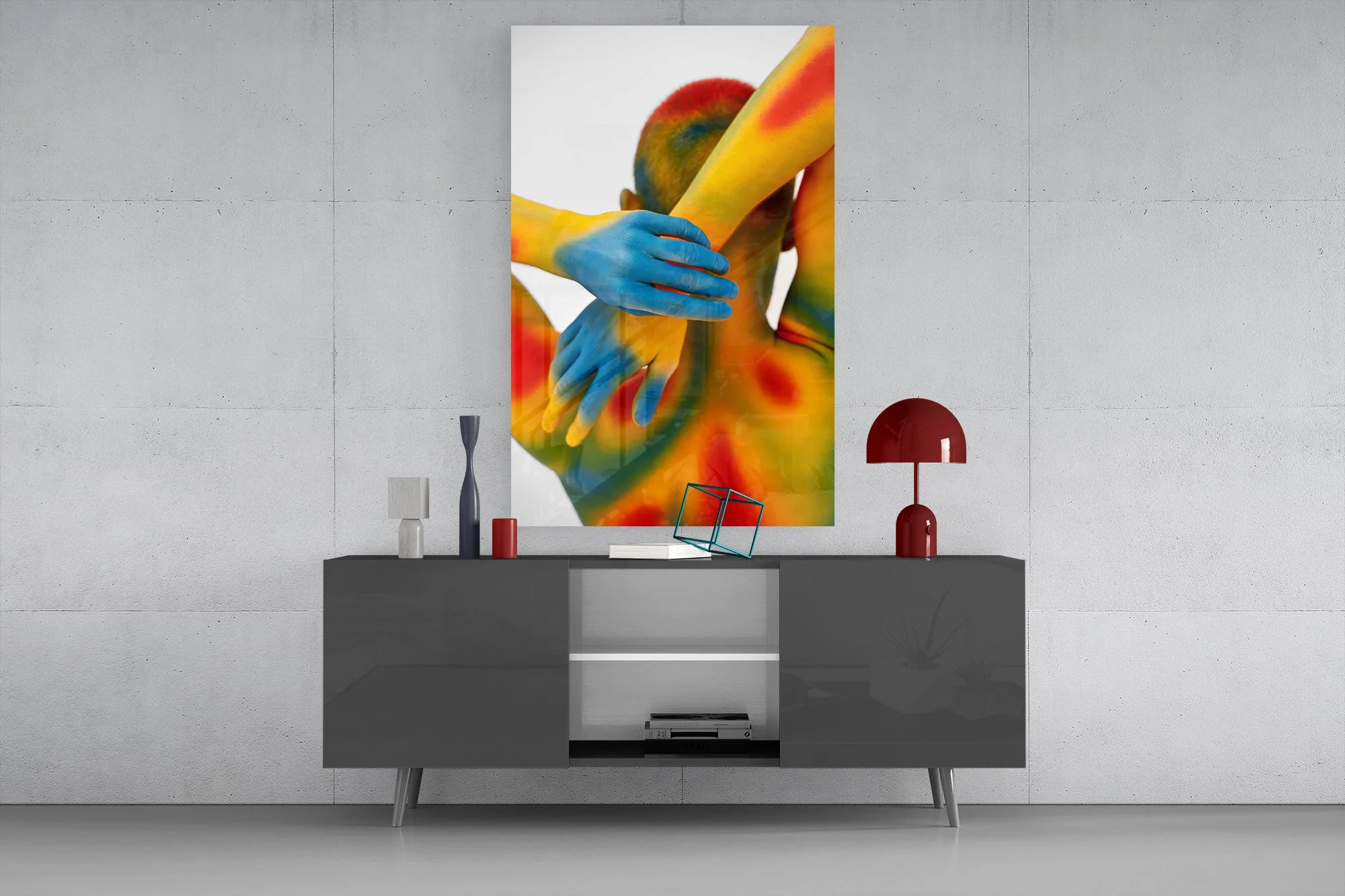 Radiant Thermal Form Glass Wall Art - Image 8