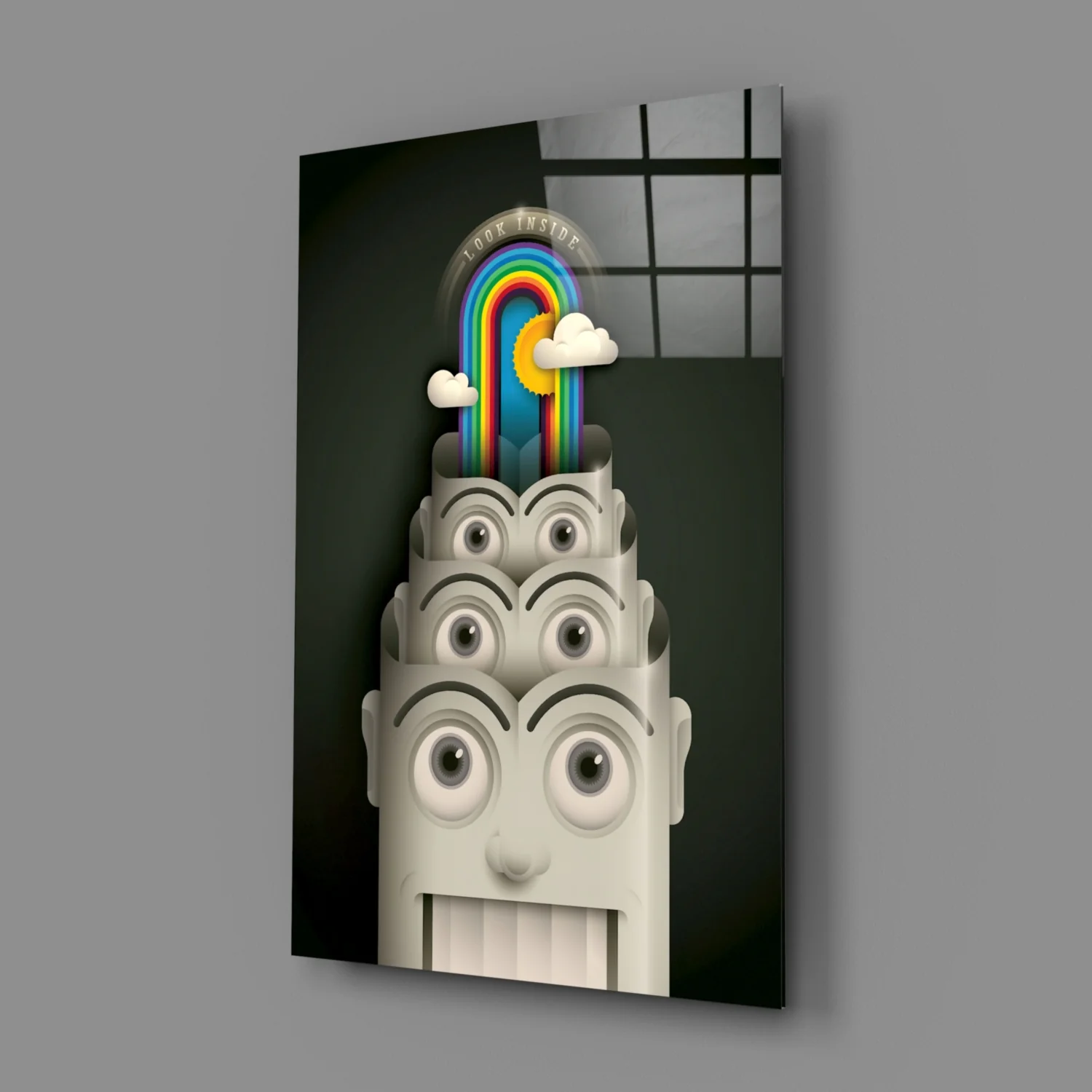 Rainbow Machine Glass Wall Art - Image 3