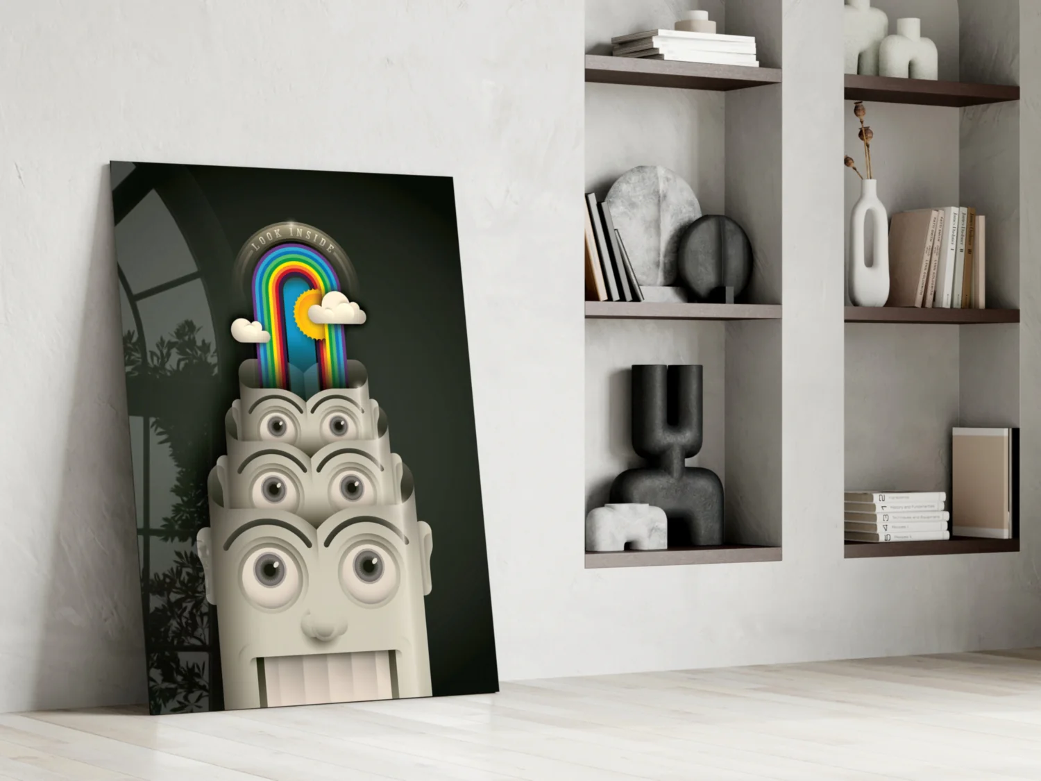 Rainbow Machine Glass Wall Art - Image 7