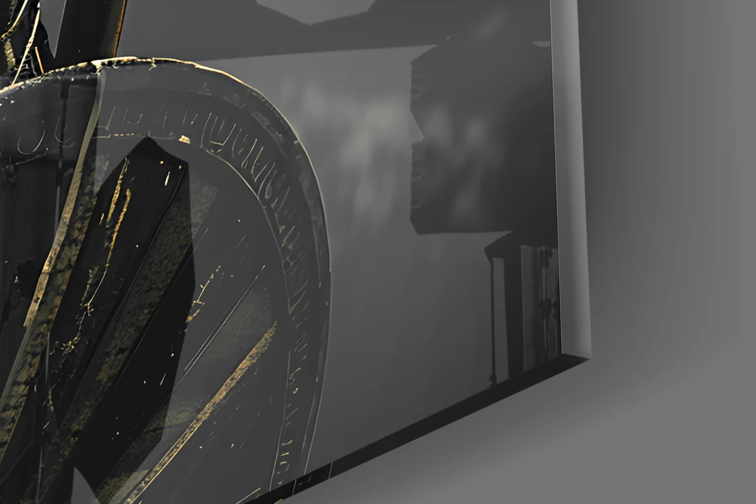 Realistic Spartan Warrior Glass Wall Art - Image 8