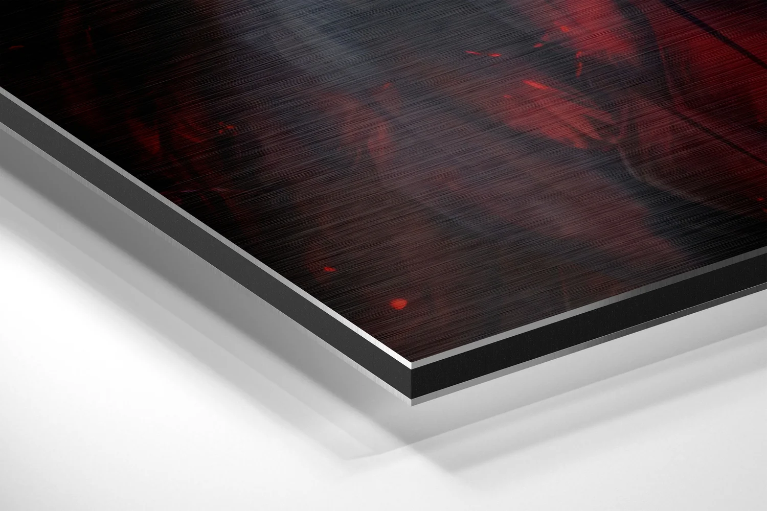 Red Eagle Brushed Aluminum Dibond Wall Art - Image 2