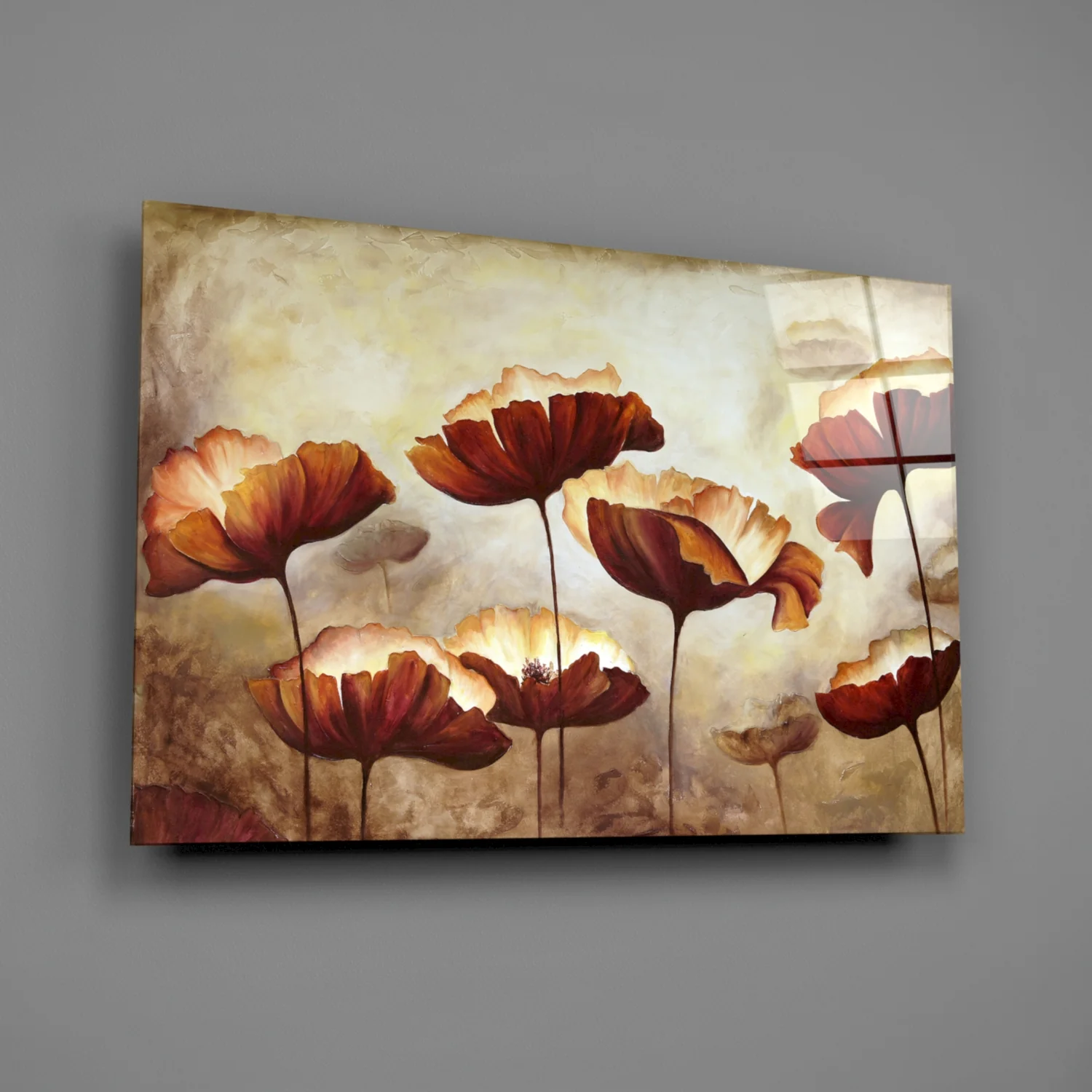 Poppy Glass Wall Art - Image 2