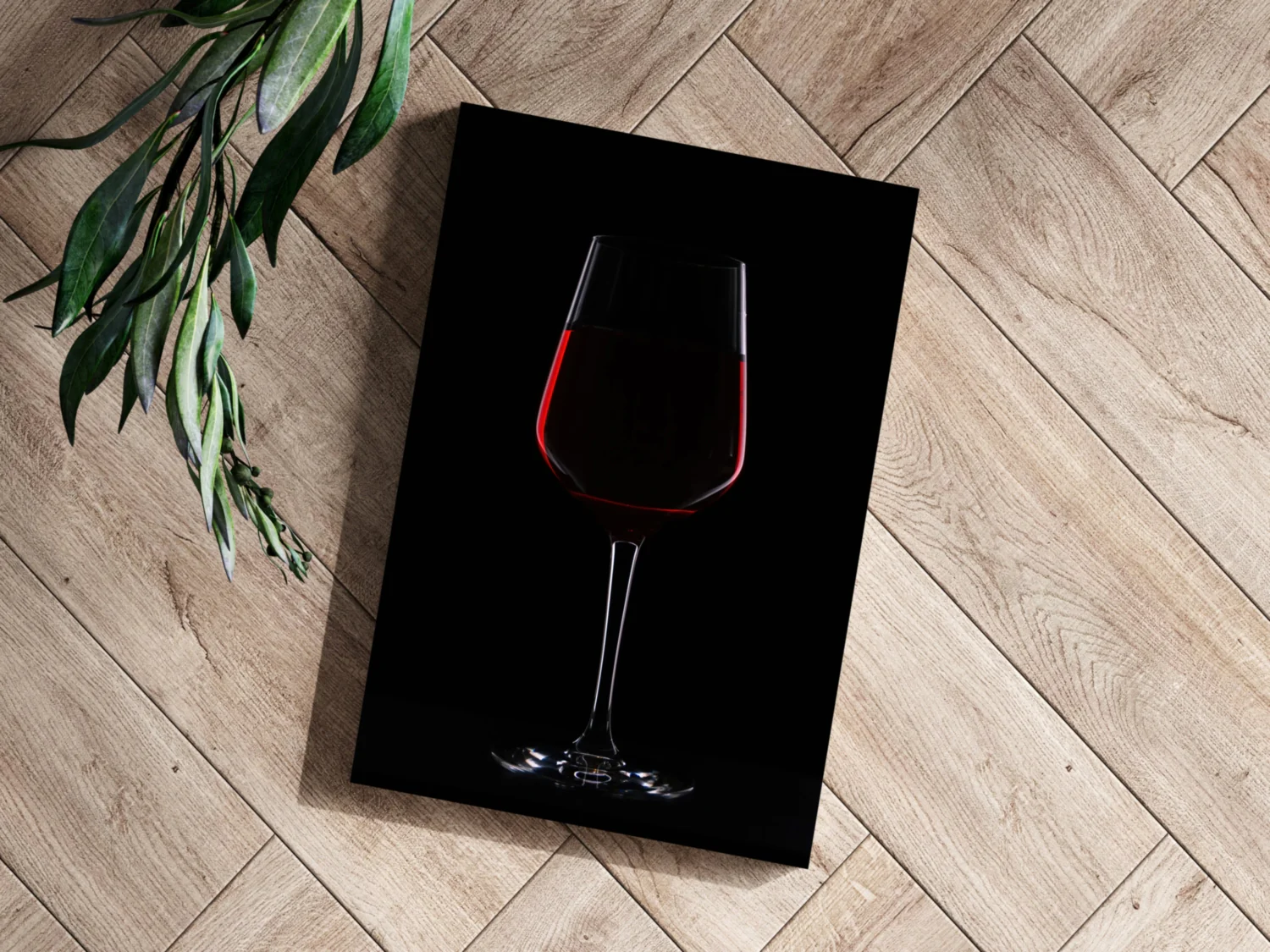 Red Wine Aluminum Print - Image 3