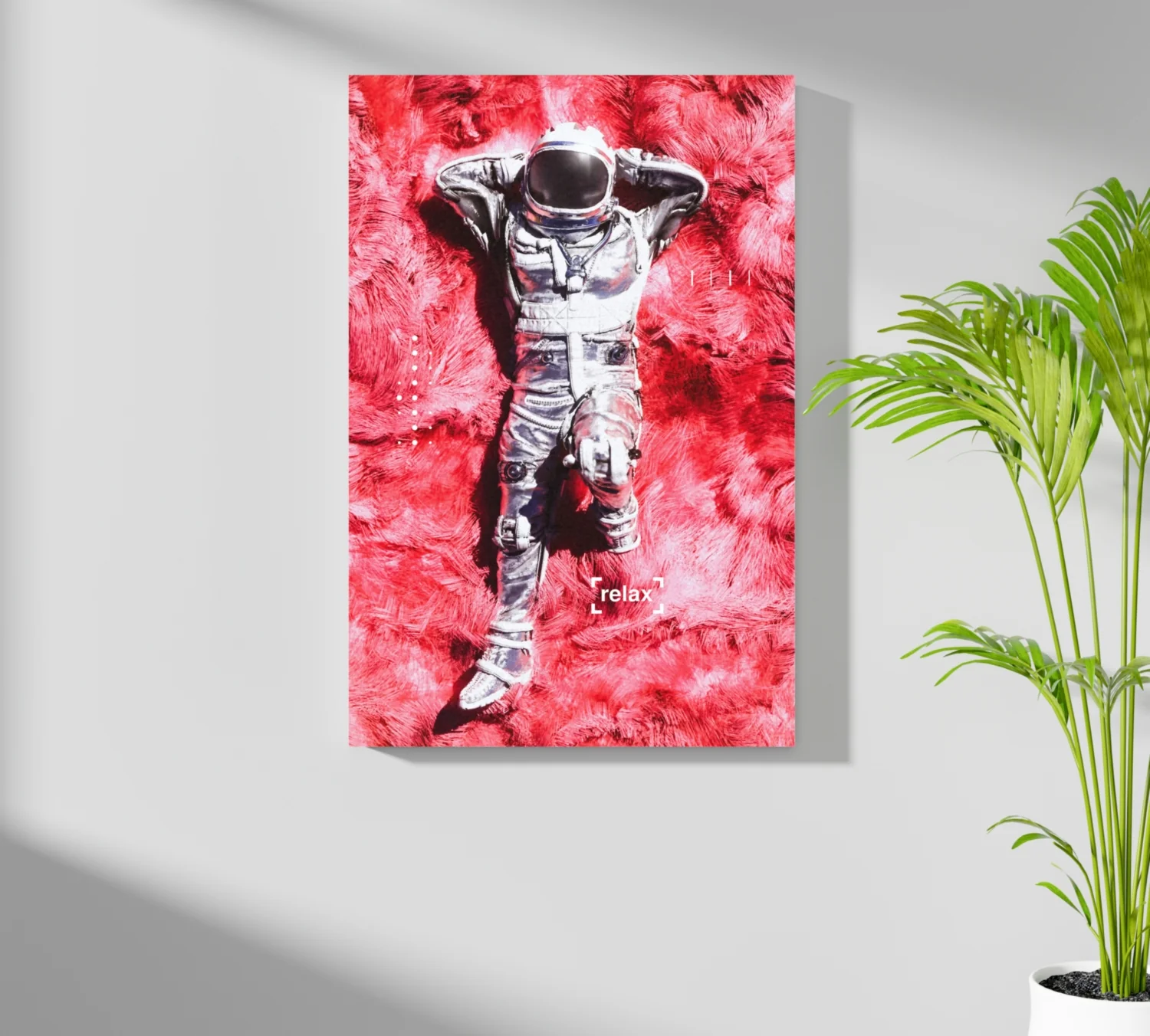 Rest Time For Astronaut Aluminum Print - Image 7