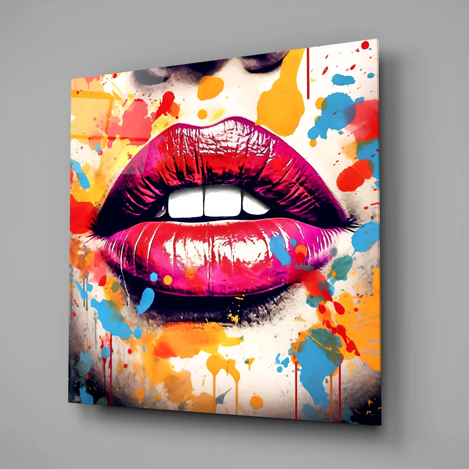 Retro Lip Glass Wall Art - Image 2
