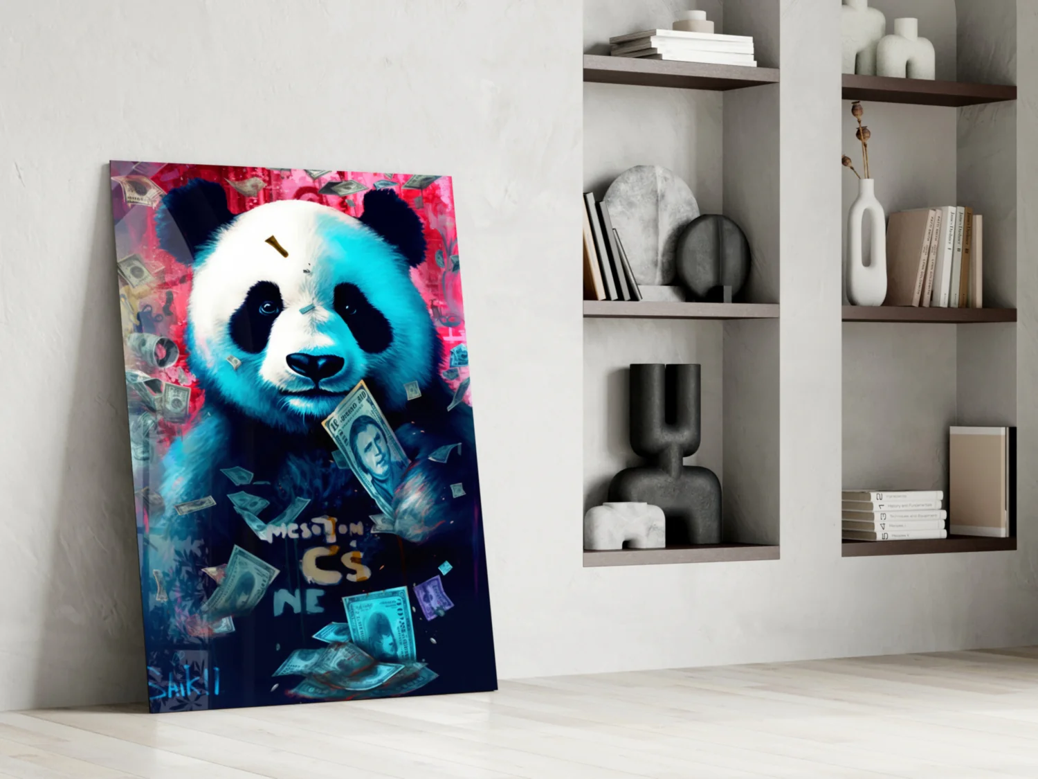 Rich Panda Glass Wall Art || Designer Collection - Image 6