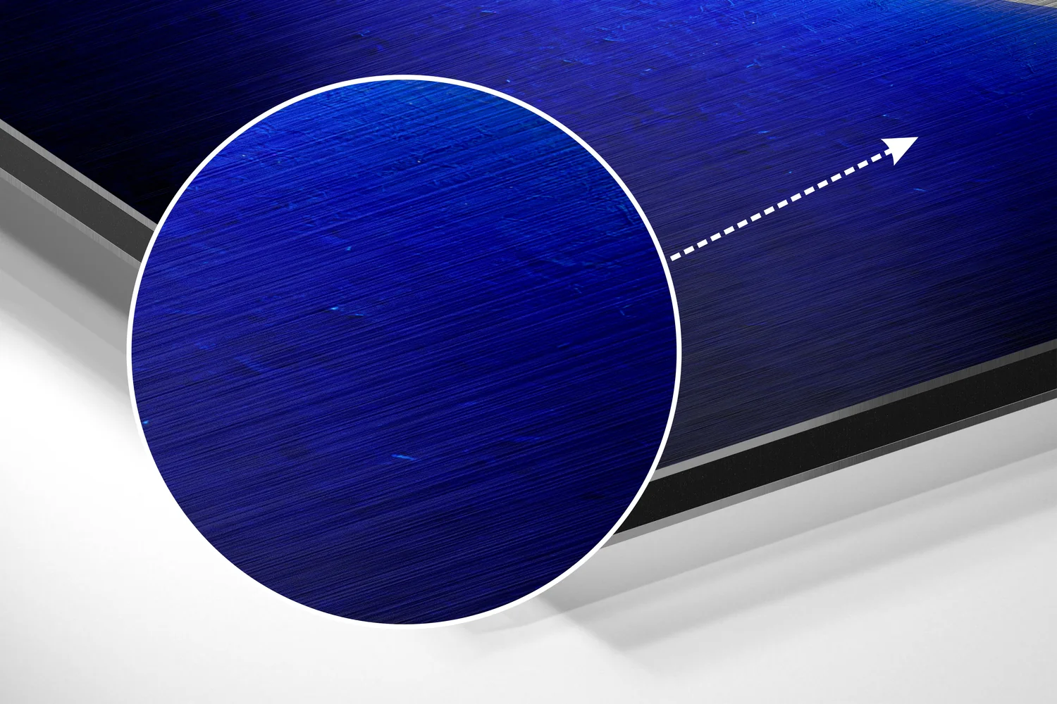 Ring Brushed Aluminium Dibond Wall Art - Image 3