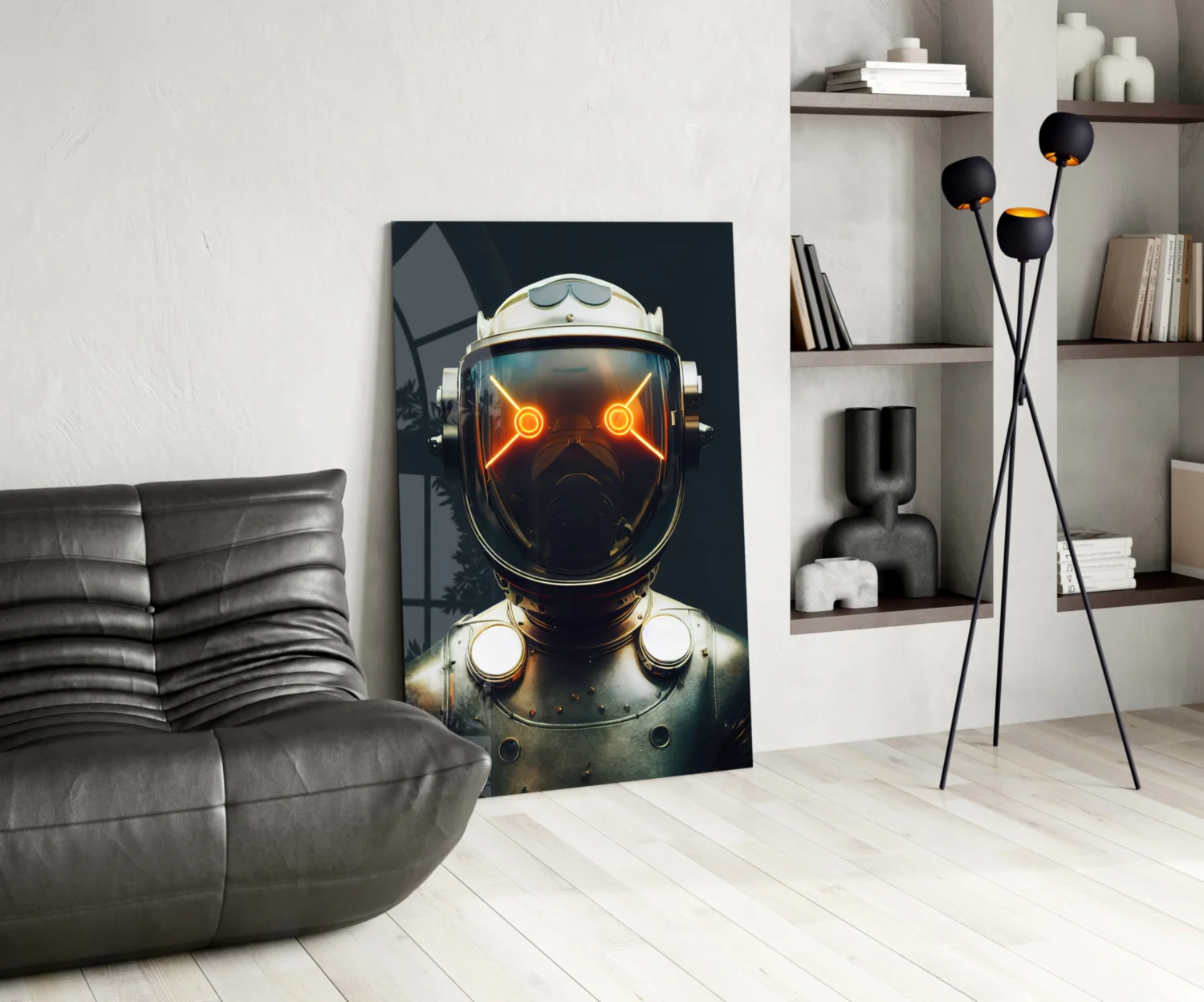 Robotic View Glass Wall Art || Designer Collection - Image 6