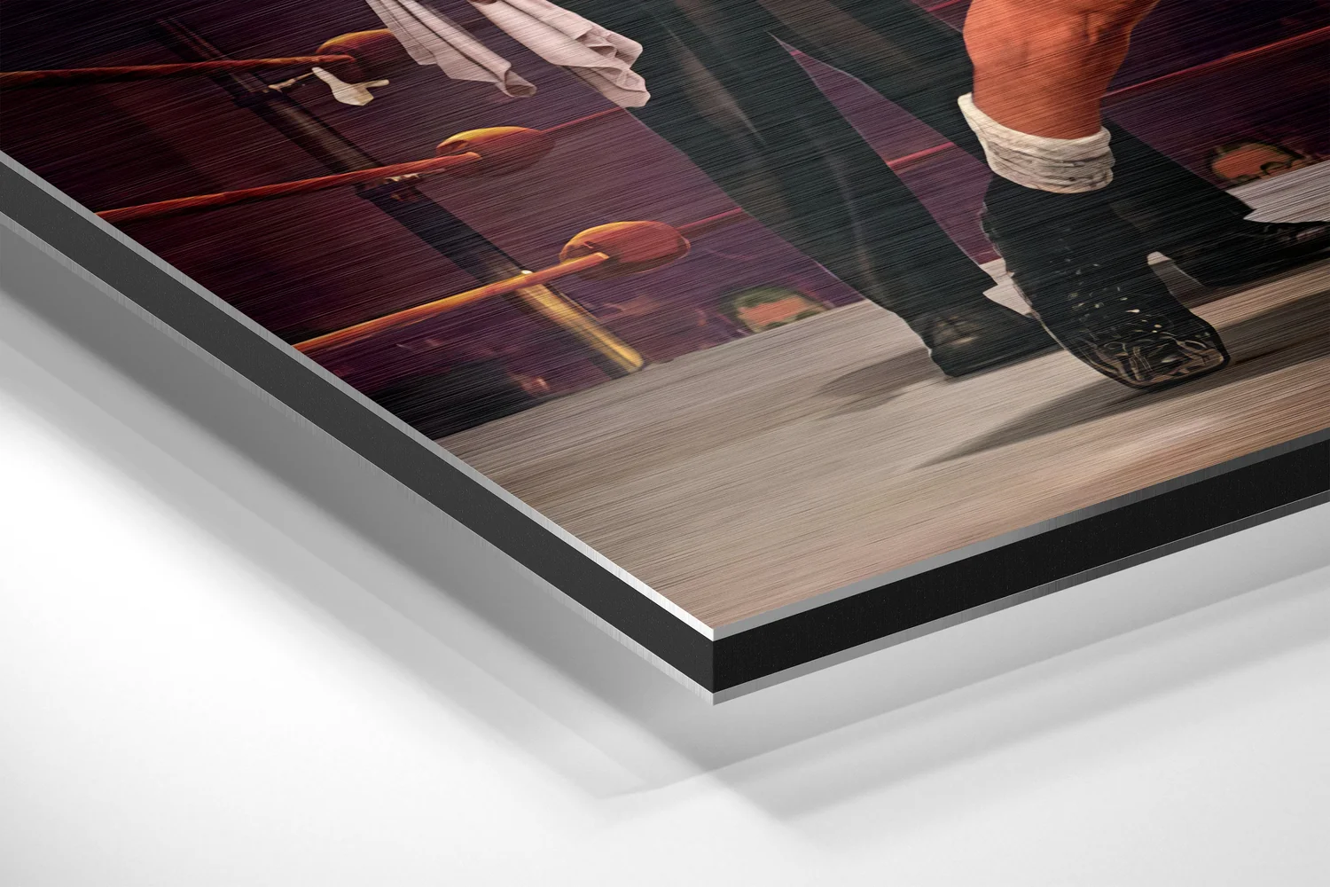 Round 13 Brushed Aluminium Dibond Wall Art - Image 2