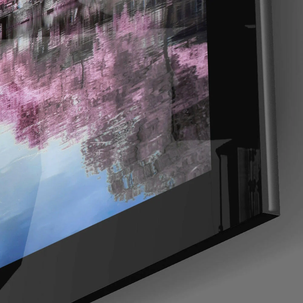 Sakura Trees Glass Wall Art - Image 3
