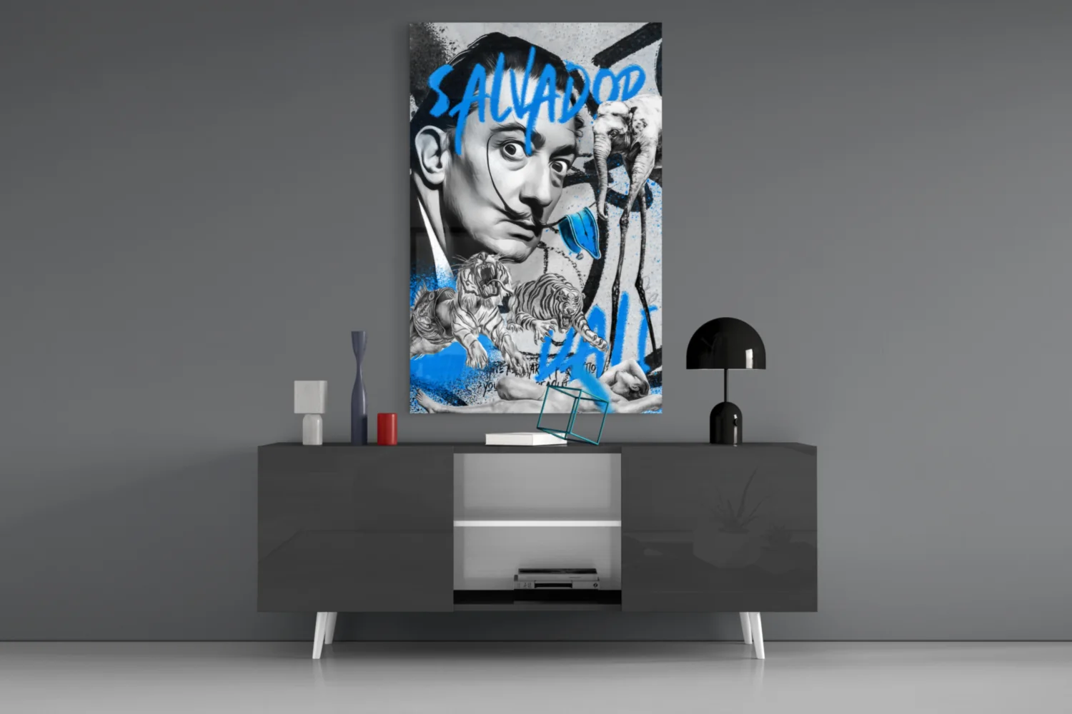 Surrealism and The Jungle Glass Wall Art || Designer Collection - Image 8