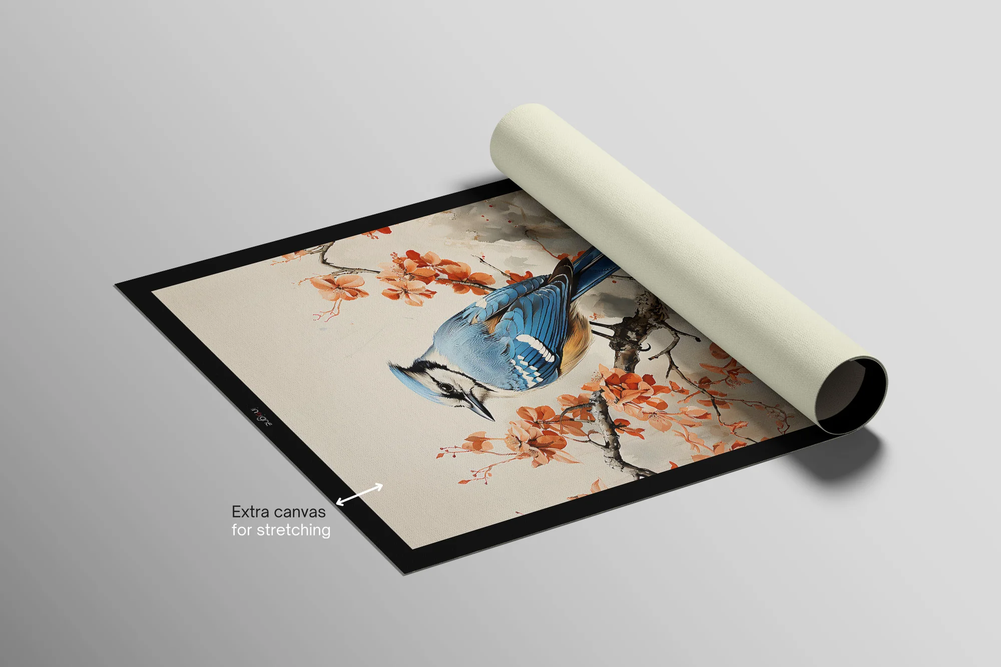 Sapphire Songbird — Haptic 3D Embossed + High-Gloss Lacquer Print - Image 8