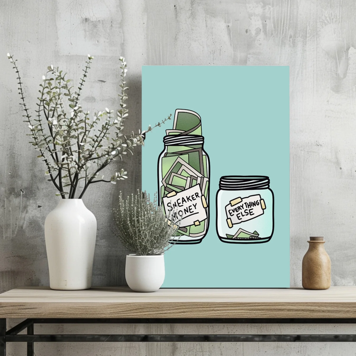Saving Aluminum Print - Image 2