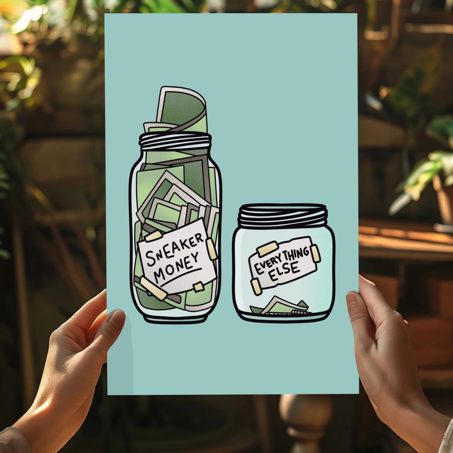 Saving Aluminum Print - Image 5
